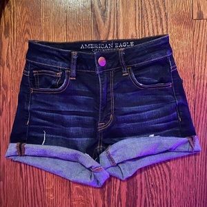 Denim shorts